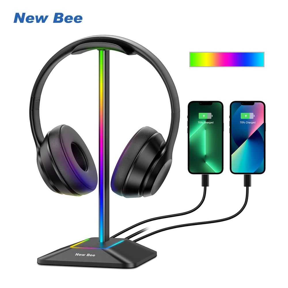 Gaming Headset - Yeni Bee Z8 RGB Kulaklık Standı