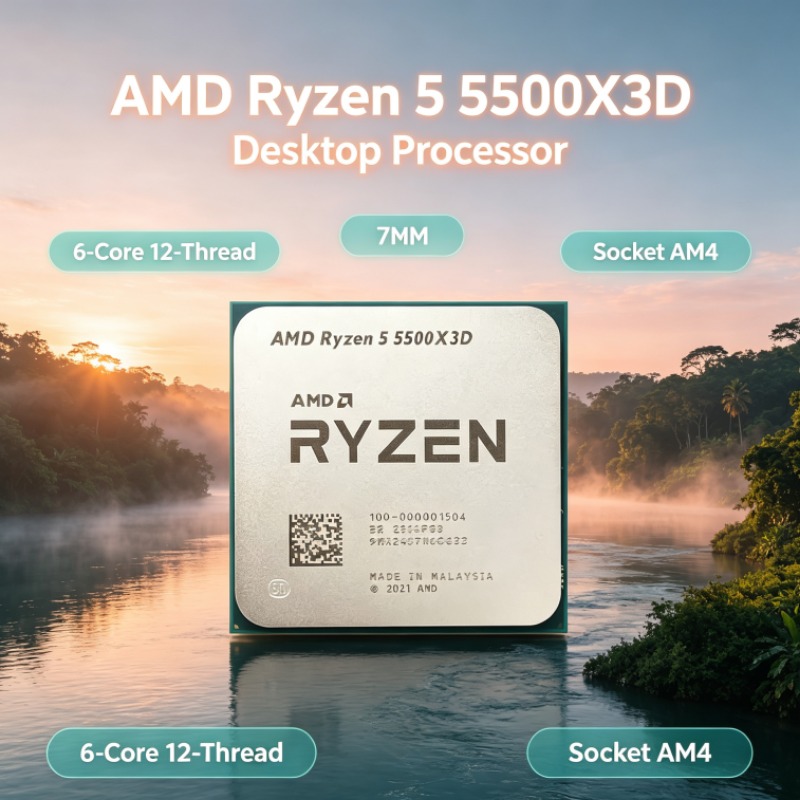 Amd Cpu Ryzen 5 - AMD Ryzen 5 5500X3D Oyun İşlemcisi