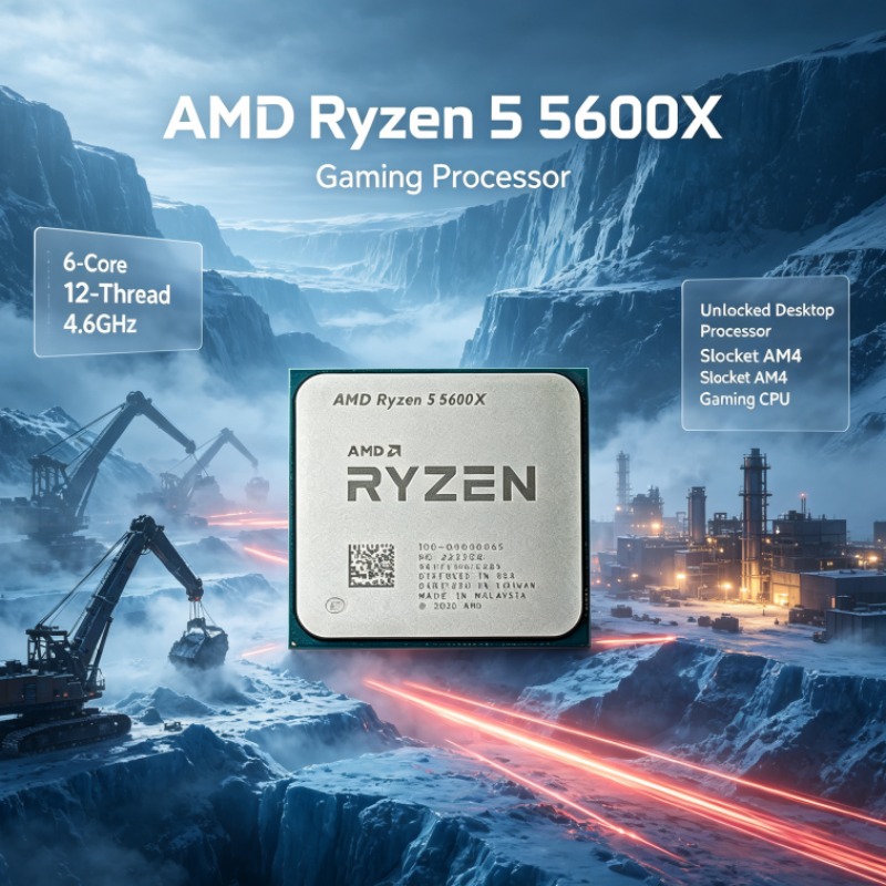 Amd Cpu Ryzen 5 - Ryzen 5 5600X Kilitsiz AM4 CPU