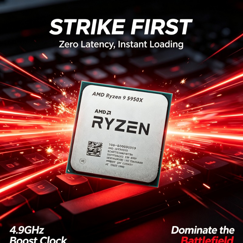 Amd Cpu Ryzen 9 - AM4 Platform Çok Çekirdekli İşlemci AMD