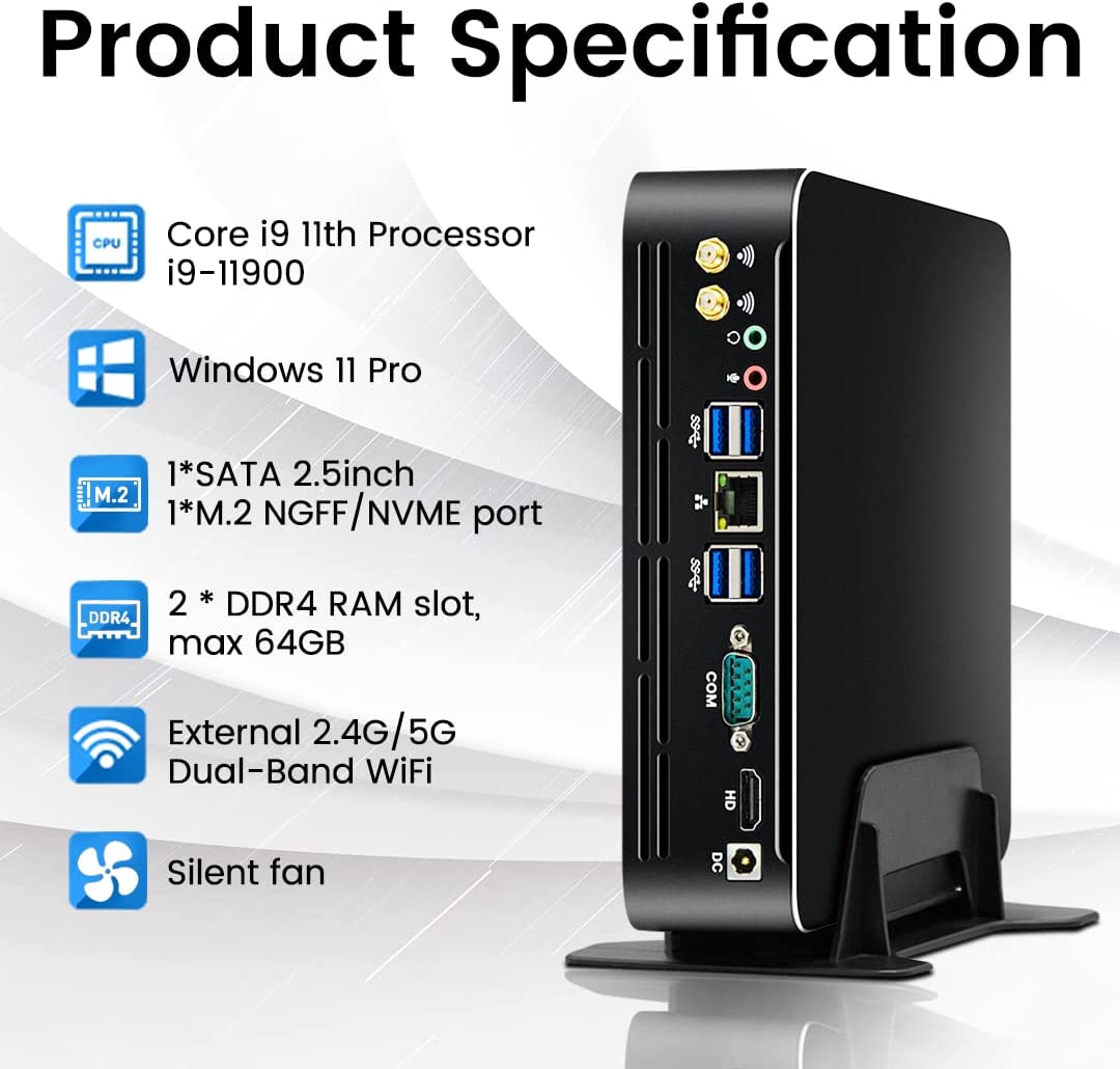 Pc Gaming Cpu - Partaker 11. Nesil Intel Mini PC