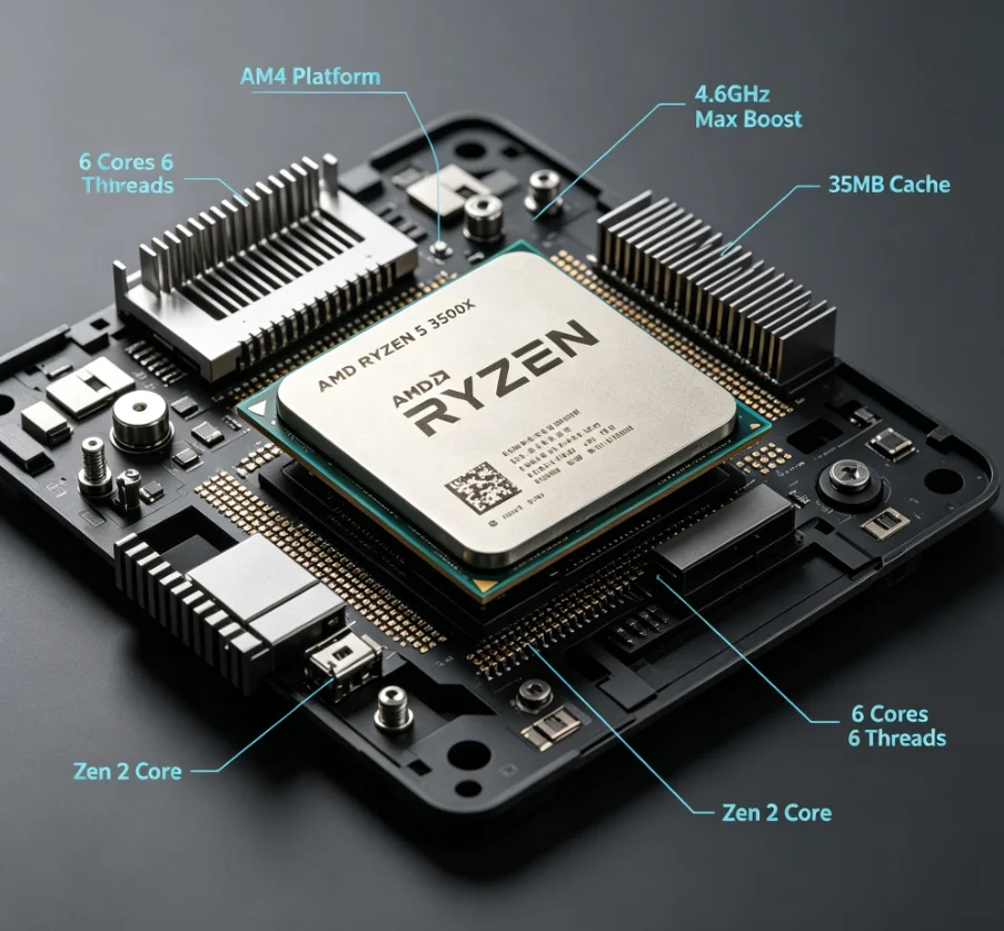 AMD Ryzen 5 3500X AM4 Masaüstü - Amd Cpu Ryzen 5 incelemesi ve fiyatı