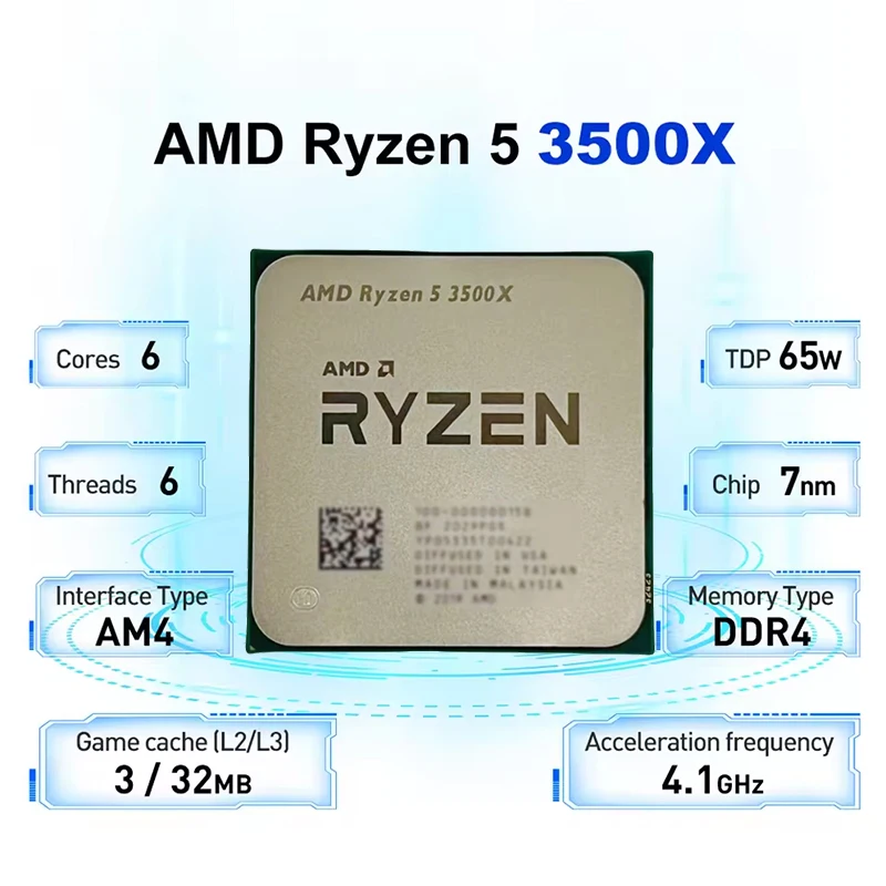 AMD Ryzen 5 R5 3500X 3.6GHz 6  - Amd Cpu Ryzen 5 incelemesi ve fiyatı