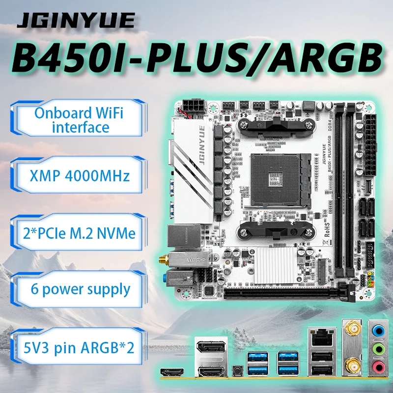 JGINYUE B450 ITX Anakart Seti  - Pc Gaming Amd Ryzen 5 incelemesi ve fiyatı