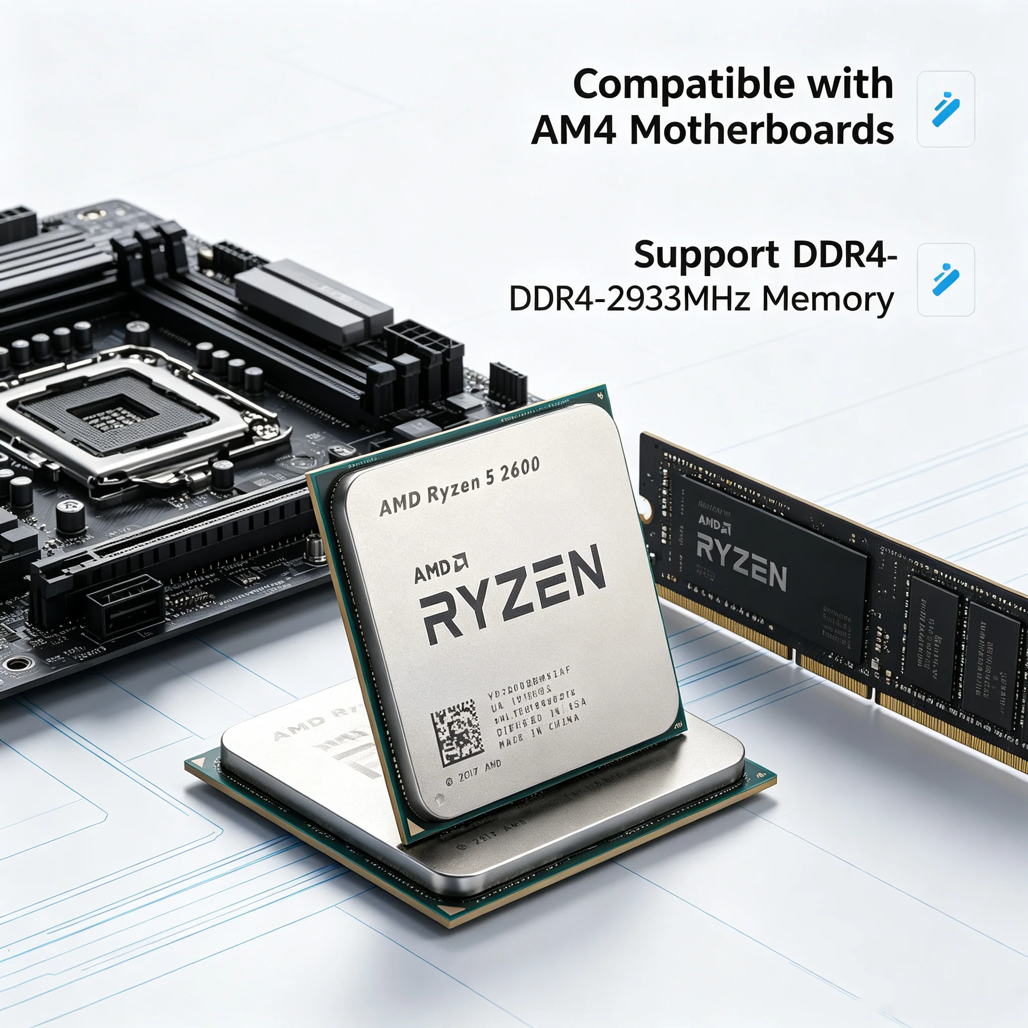 AMD Ryzen 5 2600 İşlemci 3.4GH - Pc Gaming Amd Ryzen 5 incelemesi ve fiyatı