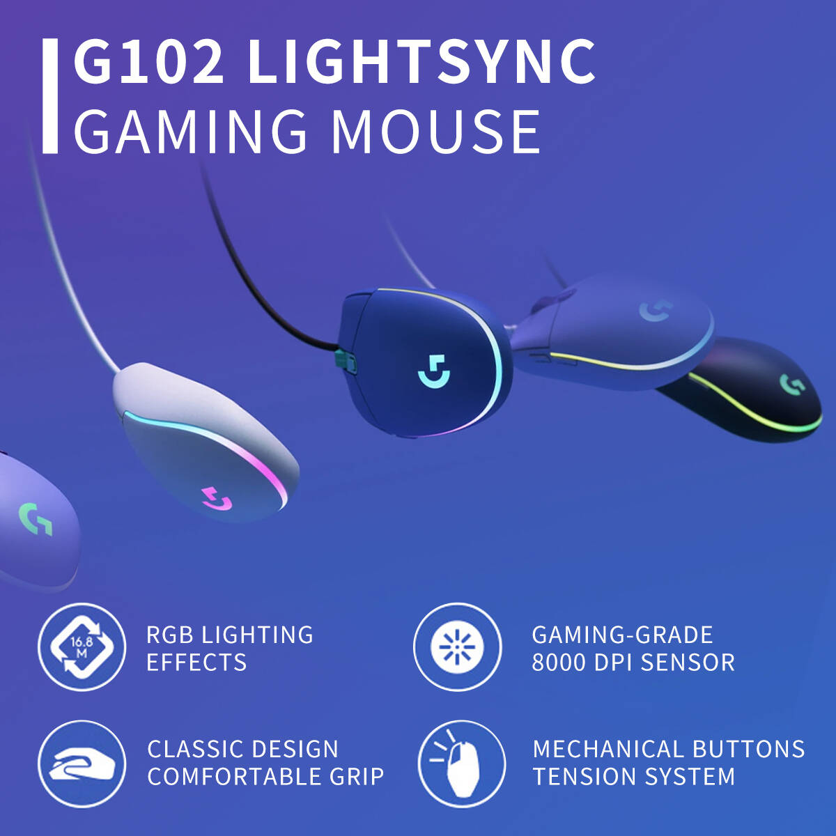 Logitech G102 Prodigy Oyun Mou - Logitech Mouse G203 incelemesi ve fiyatı