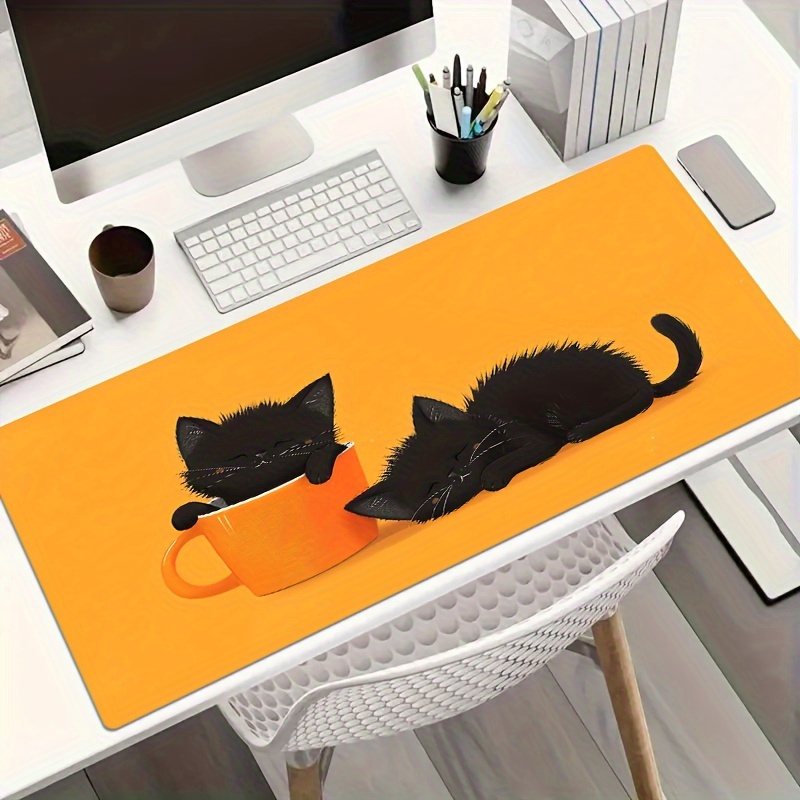 İki Uykucu Siyah Kedi Oyuncu M - Pc Gaming Orange incelemesi ve fiyatı