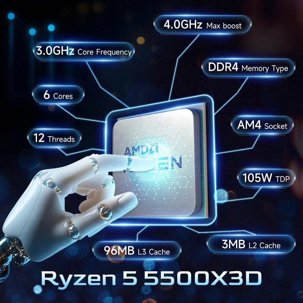 AMD Ryzen 5 5500X3D AM4 7nm Oy - Pc Gaming Amd Ryzen 5 incelemesi ve fiyatı