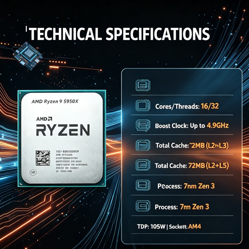 16 Çekirdekli Masaüstü İşlemci - Amd Cpu Ryzen 9 incelemesi ve fiyatı