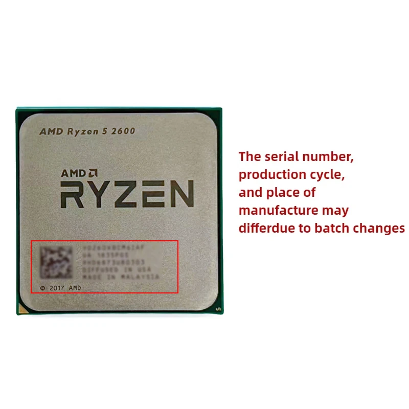 AMD Ryzen 5 2600 Tray CPU 6 Çe - Amd Cpu Ryzen 5 incelemesi ve fiyatı